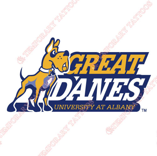Albany Great Danes 2004-Pres Primary Customize Temporary Tattoos Stickers NO.3714